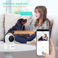 Cámara IP WiFi 4MP Para El Hogar Con Audio Bidireccional Y Rotación De 355 Grados Cámara CCTV Inalámbrica Con Puerto RJ45 Para Seguridad Interior - details 6