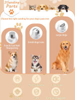 Tijeras De Uñas Para Mascotas Con Luz LED Recargable Por USB Y Pantalla Alimentada Con Batería De Litio De Alta Potencia Silenciosa Para Perros - details 3