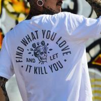Camiseta Gráfica De Calavera Y Diablos Oscuros Para Hombres Y Mujeres Estilo Punk Retro Casual Bretona Negra Blanca Talla Grande Para Verano - details 17