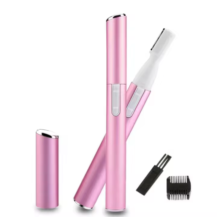Afeitadora Eléctrica Para Cejas Y Rostro Mini Trimmer De Pelo Desplomador De Labios Cuerpo Brazos Y Piernas Material PP Tamaño SY - 1