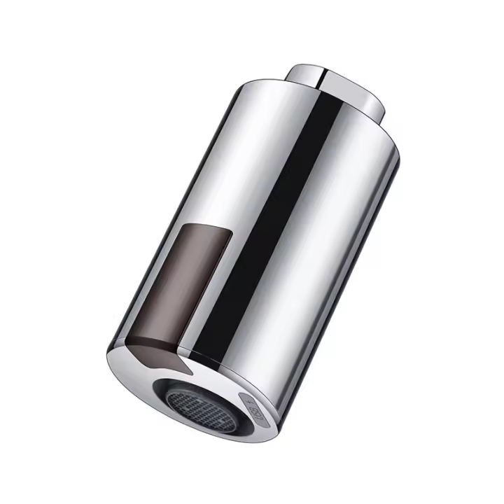 Grifo mezclador para fregadero de cocina, grifo para fregadero de baño sin contacto con sensor automático, adaptador de sensor infrarrojo inteligente sensible, grifo mezclador - 1