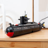 Bloques De Construcción Técnica De Submarino Nuclear Tipo-094 Colección Militar De La Guerra Mundial Juguete DIY Para Niños Regalo De Cumpleaños - details 1