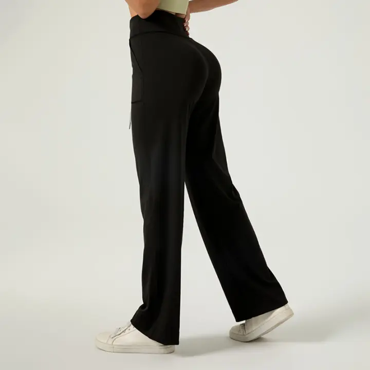 Pantalones acamanados de yoga with high Belt y augmentation de glúeos, medias Deportativas transpirables sin costura para fitness nude - 1