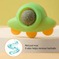 Juguete Para Gatos En Forma De Rocket Autoadhesivo Con Catnip Bola De Masticar Para Gatos Internos Aumenta El Apetito - details 3