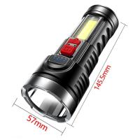 Linterna Portátil Recargable LED Potente IPX4 Impermeable 4 Modos 500LM Iluminación Exterior Para Senderismo Escalada Emergencia - details 10
