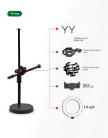 Trípode De Mesa Con Luz De Anillo Y Soporte Para Móvil Para Fotografía De Uñas Y Fotografía En General Soporte De Brazo Plegable - details 2