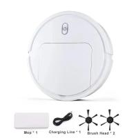 Robot Aspirador Automático Ultrafino 3-en-1 Mopa Y Aspira Seco Y Húmedo Máquina De Limpieza Doméstica Sin Cable Batería De 1200mah - details 1