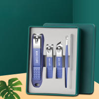 Kit De Manicura Y Pedicura Universal 2/3/4/5/6 Piezas Acriscolas De Acero Inoxidable Herramientas De Arte De Uñas Con Caja Regalo - details 1