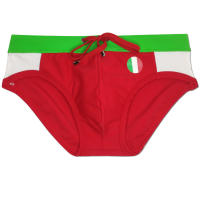 Bragas De Natación Para Hombre Briefs De Playa Deporte Acuático Estilo Sexy Con Palabras De La Bandera Y Copa Word Cup Material Poliéster Y Spandex - details 26