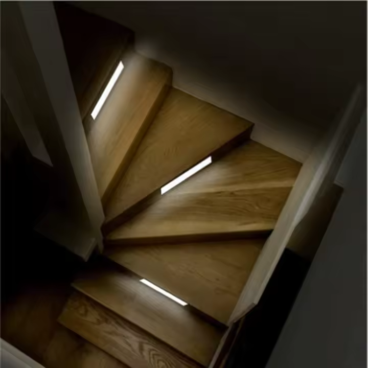 Lámpara De Pared Con Sensor De Movimiento LED Ultrafina Recargable Por USB Para Pasillos Armarios Y Gabinetes Luz Nocturna Para Cocina Y Dormitorio - 1