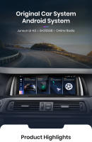 Junsun-Radio Multimedia con GPS para coche, dispositivo inalámbrico con voz IA, CarPlay, CIC, NBT, 4G, DSP, Android, 2DIN, para BMW serie 5, F10, F11, años 2011 a 2017 - details 4