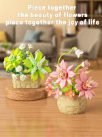 Bloque De Construcción Micro De Rosa Eterna Juguete Asamblea Para Niños Regalo Ornamento De Flor En Maceta Bloque De Plástico ABS Sin Batería Origen China - details 4