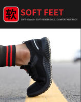 Zapatos De Seguridad Para Hombre Antideslizantes Indestructibles Protección Del Pie Antipinchazos Antideslizantes Suela De Goma Mesh Superior Zapatos De Trabajo - details 8