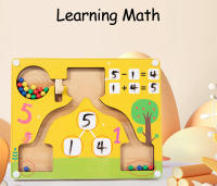 Juego De Matemáticas Magnéticas Montessori Para Niños Juguetes Educativos De Madera Para La Identificación De Colores Y Conteo En Preescolar - details 4