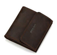 Cartera De Cuero Genuino Para Hombre Pequeña Y Delgada Con Bolsillo Monedas Portatarjetas Vintage Bolsa Para Dinero - details 5