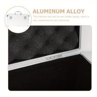 Alta Calidad Aluminio Suitcase Partes De Baño Organizador De Juguete Garage Almacenamiento Portátil Caja Metálica Con Cerradura Sin Esponja - details 7
