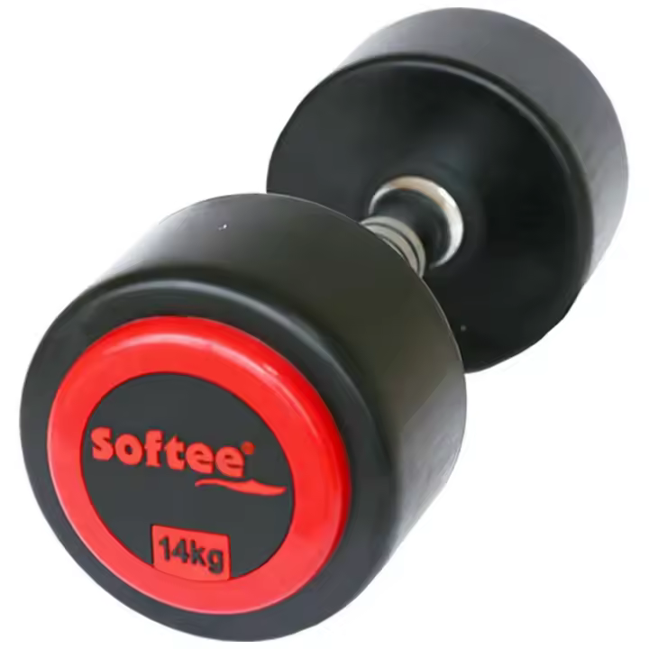 Material musculación Mancuernas Softee Mancuerna Pro-sport 14kg Negro - 1