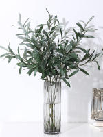 Rama De Olivo Artificial Con Hojas Verdes Y Frutas Plantas Falsas Para Decoración De Hogar Fotografía De Bodas Y Exhibiciones Material Plástico - details 3
