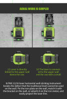 16 Lines 4D Laser Level 360°Self-leveling Horizontal and Vertical Cross Super Powerful Green Laser Beams 4800mAh Laser Level - details 5