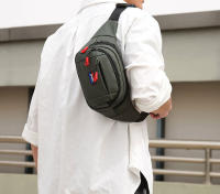 Bolsa De Cintura Para Deportes Al Aire Libre Para Hombres Impermeable Multifuncional Bandolera Ajustable Para Montañismo Y Correr - details 2