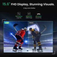 Monster VMay Televisor portátil para exteriores, pantalla 1080P Full HD de 15.6 pulgadas, audio de 60W, batería recargable incorporada de 12V/9A, 8 horas de reproducción de video, 25 horas de audio, Al aire libre, observación en vivo - details 3
