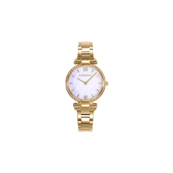 Reloj Viceroy 42446-03 para Mujer Dorado con Piedras de Circonitas en el Bisel - 1