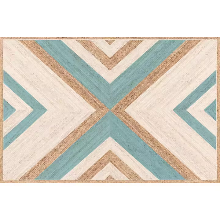 VINILIKO, Alfombra de vinilo Tahir Azul, estilo textura impresa - 1