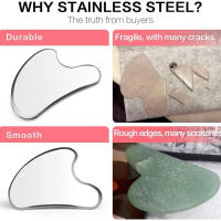 Rodillo De Hielo Para El Rostro 1/3pcs Herramienta De Cuidado De La Piel Reutilizable De Silicona Y Acero Inoxidable Gua Sha Rollo Facial Para Contorno Y Levantamiento - details 10
