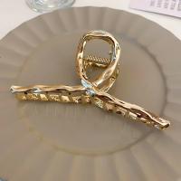 Pinza Para El Pelo Geométrica De Metal Moda Coreana Para Mujeres Y Niñas Accesorios De Pelo Clips Para Cola De Caballo Barrettes Cruzados - details 2