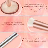 Juego de Broches de Maquillaje Profesionales de 18 pinceles para Base, Rubor, Sombra de Ojos y Delineador de Ojos, with Bolsa de Cuero PU-Herramientas Belleza-Cuidado del Rostro - details 0