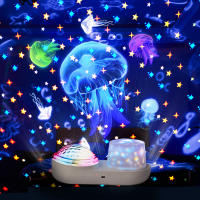 Proyector De Estrellas Del Oceano Y Galaxia Para Niños Luz Nocturna Pequeña Rotación 360 Grados Nebulosa Estrellada IWP - details 2