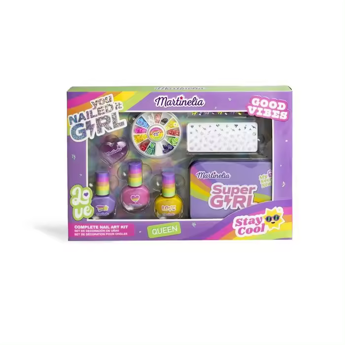 MARTINELIA KIT ART SUPER GIRL COMPLETE UÑAS MARTINELIA 4x25x17 Cms. - 1