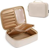 La Bolsa de Cosméticos, Neceser Viaje Hombre with Asa y Compartment, Beige - details 0