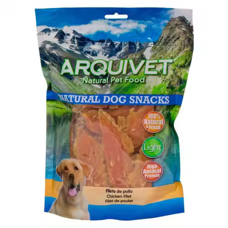 Snack Pechuga de Pollo Arquivet Natural 1kg Arquivet - 1