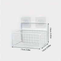 Estante De Almacenamiento Para Inodoro Sin Perforación Soporte De Pared Para Baño Organizador De Artículos De Higiene Y Toalleros - details 1