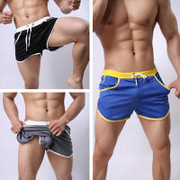 Traje De Baño Para Hombre Estilo Boxer Corto De Natación Y Surf Monocolor Talla Verdadera Material Poliéster Y Nylon - details 0