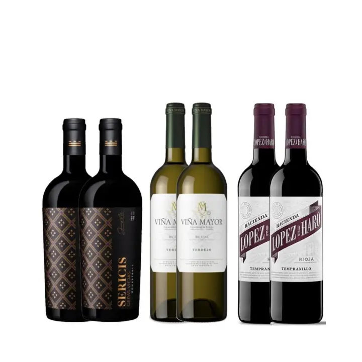 Pack 6 botellas Wine Lovers - 1
