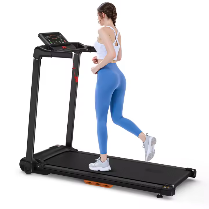 Cinta De Correr Plegable Allinlife, 1-12 Km/H, Control De Distancia, Multimodo, Pantalla Led, 1-12 Programas, Motor Potente Y Silencioso De 2,5 Hp, Rango De Velocidad De 1-12 Kmh, Adecuada Para Uso Doméstico O De Oficina, Envío En 48 Horas. - 1