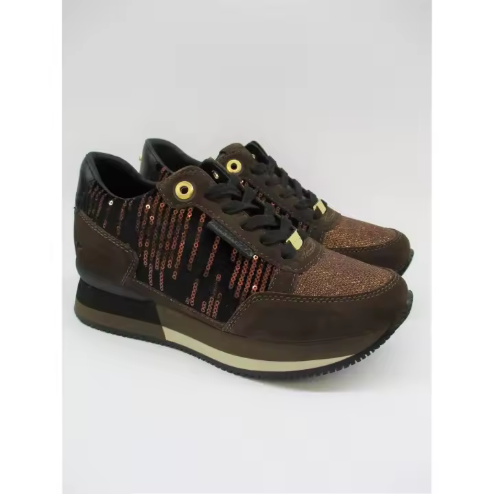 Zapatillas Suede Mujer APEPACE REBECCA Marron - 1