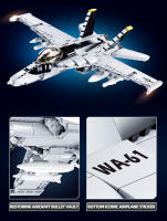Bloques De Construcción Sluban F/A-18E Helicóptero Armado Militar Serie Super Avión Modelo De Armas Juguetes Para Niños Boys - details 5