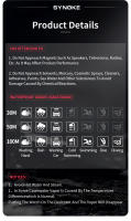 Reloj Deportivo Para Hombre Synoke Resistente Al Choque Pantalla LED Reloj Militar Impermeable 5Bar Con Alarma Y Cronómetro Diseño Delgado - details 15