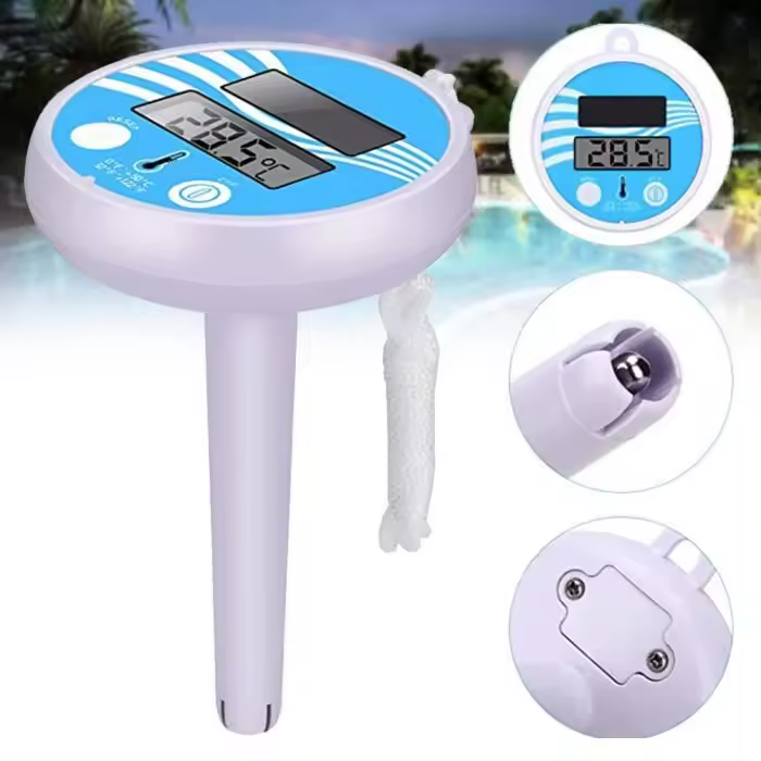 Termómetro solar para piscina, digital, duradero, antioxidante, de larga duración, irrompible - 1