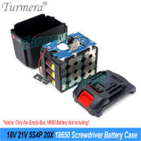 Turmera Caja De Batería Para Destornillador 18V 21V Soporte De Batería 18650 5X 10X 15X 20X Con BMS 50A Máx.100A Para Reparación De Taladro Eléctrico - details 36