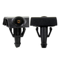 2 Pcs Boquilla De Lavado De Parabrisas Para Nissan JUKE F15 15-18 Accesorios De Coche Material Plástico Pieza Frontal - details 1