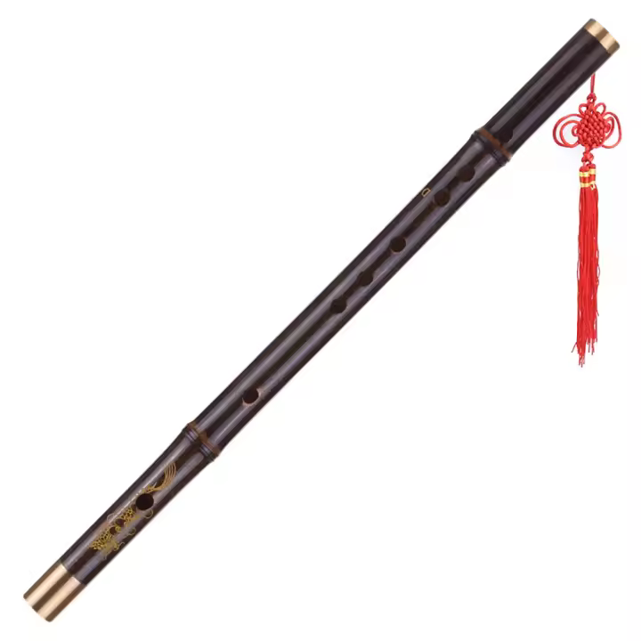 Flauta De Bambú Negro Profesional Instrumento Musical Tradicional Chino Hecho a Mano Flauta De Madera Para Jóvenes Y Principiantes - 1
