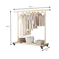 LUTODY - Perchero Pie de Burro Rueda Giratoria con Estante - Multifuncional para Organizar Zapatos, Bolsos y Accesorios - Ideal zapatero para Salón, Dormitorio, Sala de estar, Recibidor y Entrada - details 4