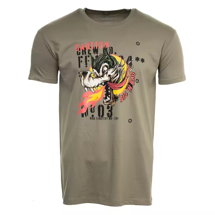 Camiseta Call of Duty Vanguard Wolf Khaki Talla XL - 1
