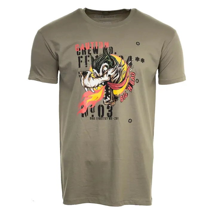 Camiseta Call of Duty Vanguard Wolf Khaki Talla XL - 1