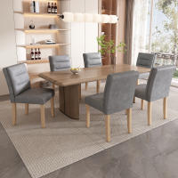 Juego de 2 Sillas de Restaurante Familiares-Estilo Moderno y Minimalista | Respaldo Ergonómico, Patas de Roble Natural | Versátiles para Sala de Estar, Dormitorio y Restaurante - details 2