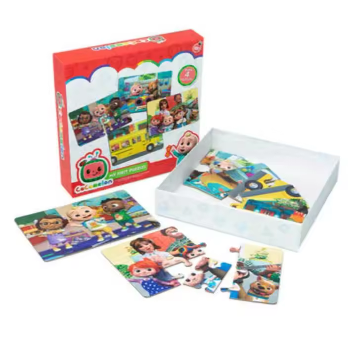Mi primer puzzle infantil progresivo set 4 en 1 de CoComelon - 1
